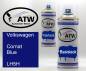 Preview: Volkswagen, Cornat Blue, LH5H: 400ml Sprühdose + 400ml Klarlack - Set, von ATW Autoteile West.